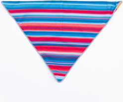 Wingo Outdoors Bernie Reflective Dog Bandana, Baja Bars, 11.5 x 13.5 inches