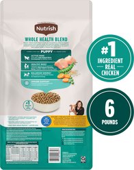 Nutrish Whole Health Blend Puppy Real Chicken & Brown Rice Recipe Dry Dog Food, 14-lb bag slide 2 of 8