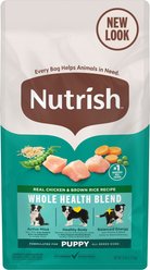 Nutrish Whole Health Blend Puppy Real Chicken & Brown Rice Recipe Dry Dog Food, 6-lb bag