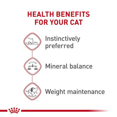 Show full view: Royal Canin Feline Health Nutrition Adult Instinctive Loaf in Sauce Wet Cat Food, 3-oz, case of 4 slide 5 of 12