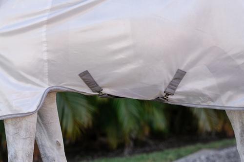 Show full view: Amigo Integrated Horse Fly Sheet, Silver with Titanium Grey & Silver, 72-in slide 2 of 8