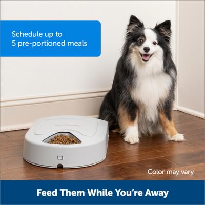 Show full view: PetSafe Eatwell 5-Meal Automatic Dog & Cat Feeder slide 2 of 8