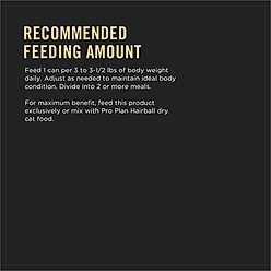 Purina Pro Plan Hairball Control Turkey Entree Pate Wet Cat Food, 3-oz can, case of 24 slide 2 of 9