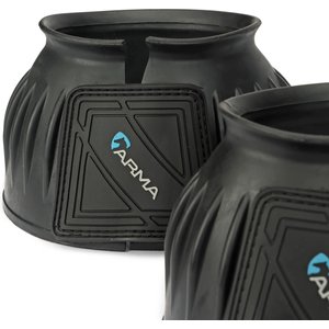 Shires Equestrian Products ARMA Touch Close Over Reach Horse Boots, 2 count, Black, Full