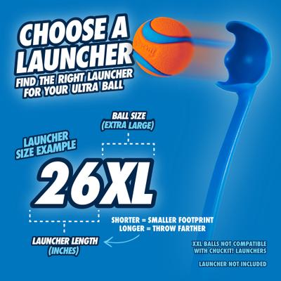 Show full view: Chuckit! Ultra Rubber Ball Tough Dog Toy, X-Large slide 4 of 10