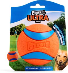 Chuckit! Ultra Rubber Ball Tough Dog Toy, X-Large slide 1 of 8
