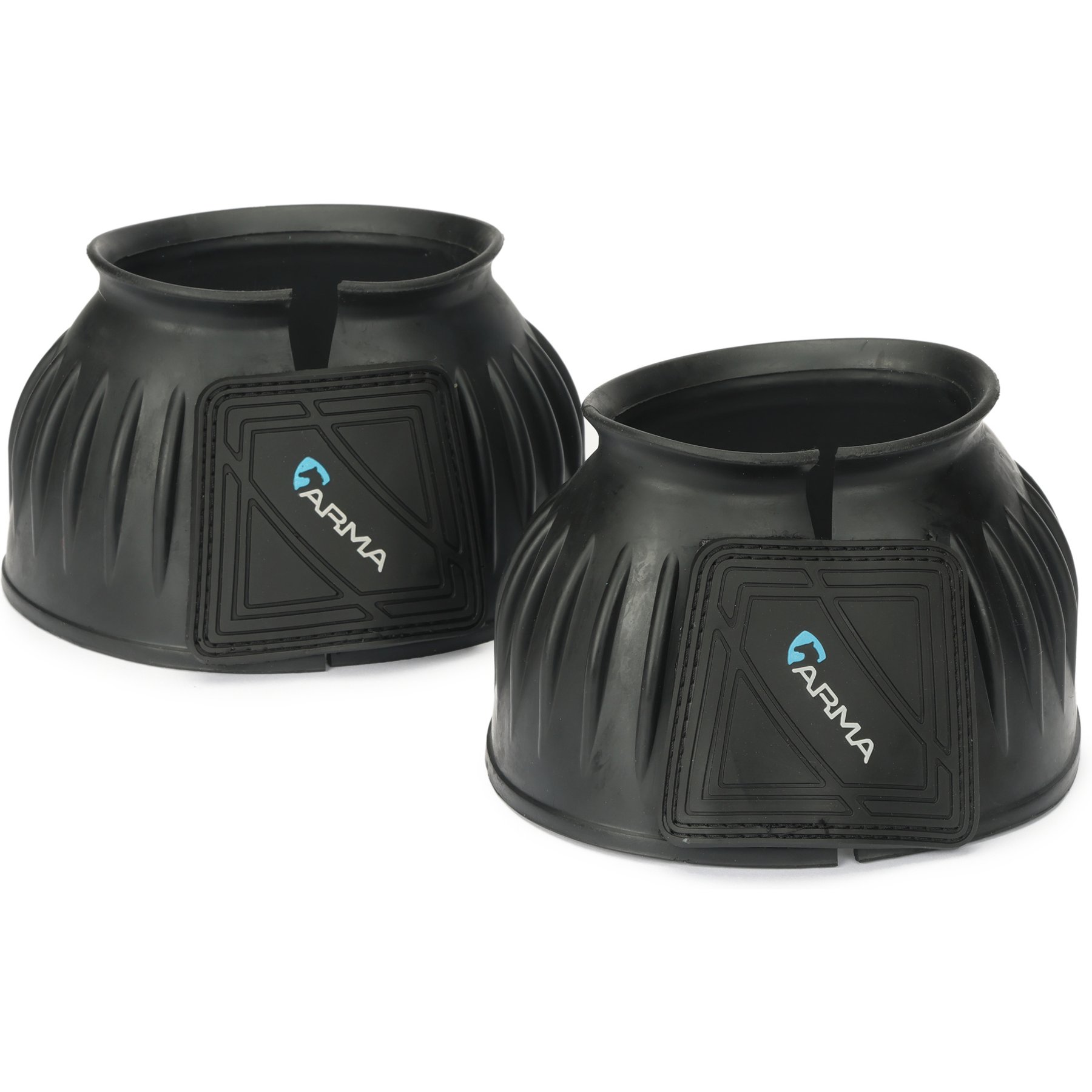 Shires Equestrian Products ARMA Touch Close Over Reach Horse Boots, 2 count, Black, XX-Full