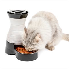 PetSafe Healthy Pet Food Station Gravity Refill Dog & Cat Feeder, 2-lb