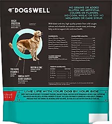 Dogswell Skin & Coat Jerky Salmon Recipe Grain-Free Dog Treats, 18-oz bag slide 2 of 8