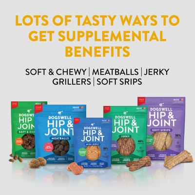 Show full view: Dogswell Hip & Joint Jerky Duck Recipe Grain-Free Dog Treats, 20-oz bag slide 7 of 11