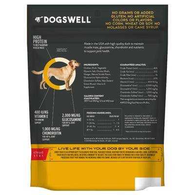 Show full view: Dogswell Hip & Joint Jerky Duck Recipe Grain-Free Dog Treats, 10-oz bag slide 3 of 11