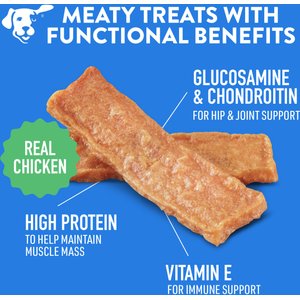 Dogswell Hip & Joint Jerky Chicken Recipe Grain-Free Dog Treats, 24-oz bag