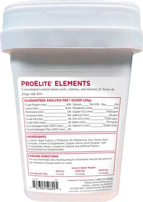 Show full view: ProElite Elements Powder Horse Vitamin, 4-lb pail slide 6 of 9