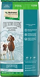 Nutrena Country Feeds 16% Pellet with Deccox Medicated Goat Feed, 50-lb bag
