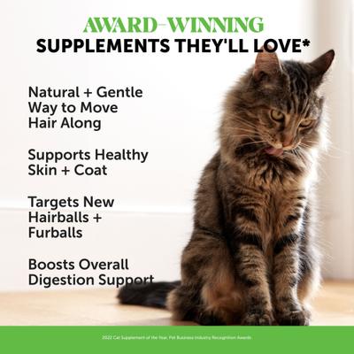 Show full view: Pet Honesty Hairball Control Chicken Flavored Chews Digestive Support Supplement for Cats, 3.7-oz pouch slide 3 of 13