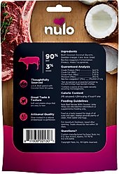 Nulo Premium Jerky Strips Dog Treats, Grain-Free High Protein Jerky Strips made with BC30 Probiotic to Support Digestive & Immune Health Jerky Dog Treats, 5-oz bag slide 2 of 8