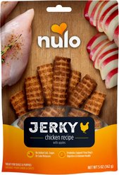 Nulo Premium Grain-Free High Protein Jerky Strips Dog Treats, 5-oz bag
