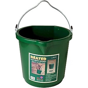 Farm Innovators Heated Flat-Back Bucket, 5-gal