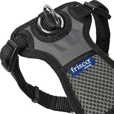 Show full view: Frisco Padded No Pull Dog Harness, Black, S- Girth16 to 22-in slide 4 of 10