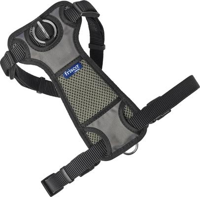 Show full view: Frisco Padded No Pull Dog Harness, Black, M- Girth 22 to 34-in slide 3 of 10