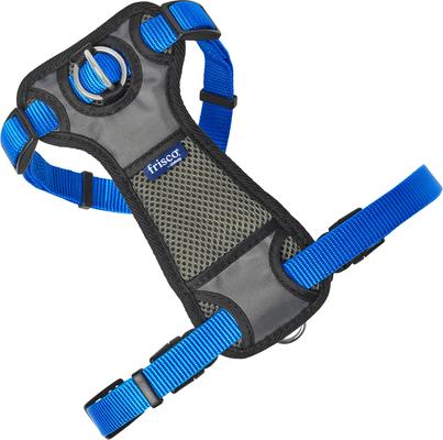 Show full view: Frisco Padded No Pull Dog Harness, Blue, M- Girth 22 to 34-in slide 3 of 10