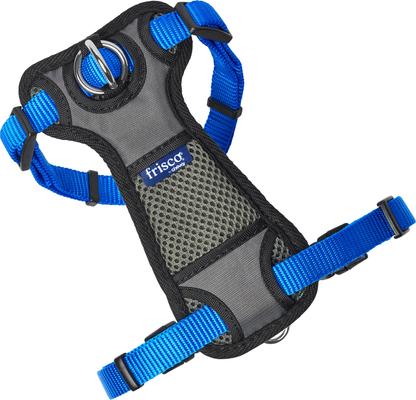 Show full view: Frisco Padded No Pull Dog Harness, Blue, S- Girth16 to 22-in slide 4 of 11