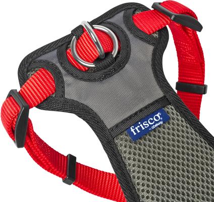 Show full view: Frisco Padded No Pull Dog Harness, Red, M- Girth 22 to 34-in slide 5 of 11