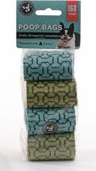 P.T. Supply Co Precious Tails Dog Poop Bags, 160 count