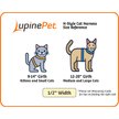 Show in main carousel: LupinePet Basic Solid H-Style Cat Harness, Blue, Large: 12 to 20-in chest slide 2 of 5
