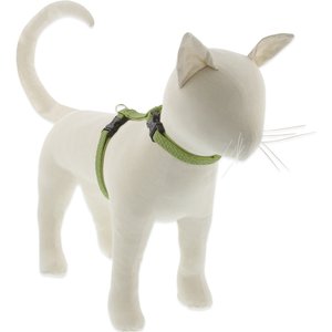 LupinePet Eco H-Style Cat Harness, Moss, Large: 12 to 20-in chest