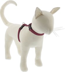 LupinePet Eco H-Style Cat Harness, Berry, Small: 9 to 14-in chest