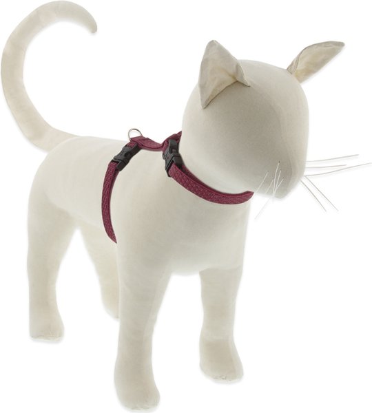 Show full view: LupinePet Eco H-Style Cat Harness, Berry, Small: 9 to 14-in chest slide 1 of 4