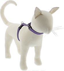 LupinePet Eco H-Style Cat Harness, Lilac, Small: 9 to 14-in chest