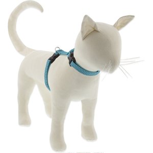 LupinePet Eco H-Style Cat Harness, Tropical Sea, Large: 12 to 20-in chest