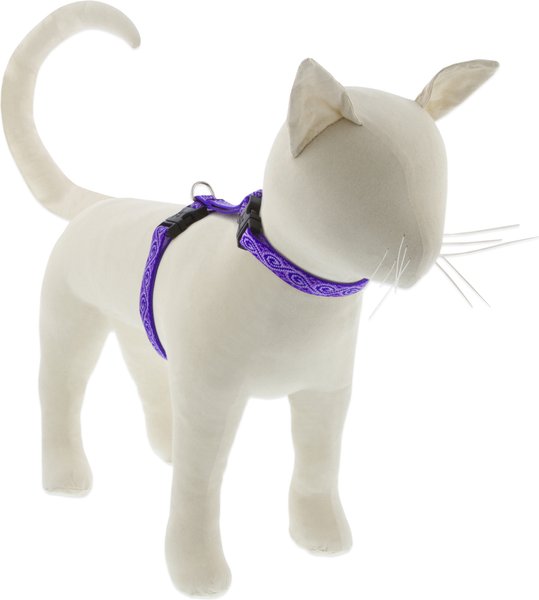 Show full view: LupinePet Jelly Roll H-Style Cat Harness, Small: 9 to 14-in chest slide 1 of 5