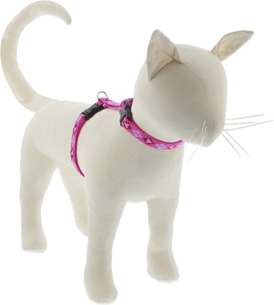 Show full view: LupinePet Puppy Love H-Style Cat Harness, Large: 12 to 20-in chest slide 1 of 4