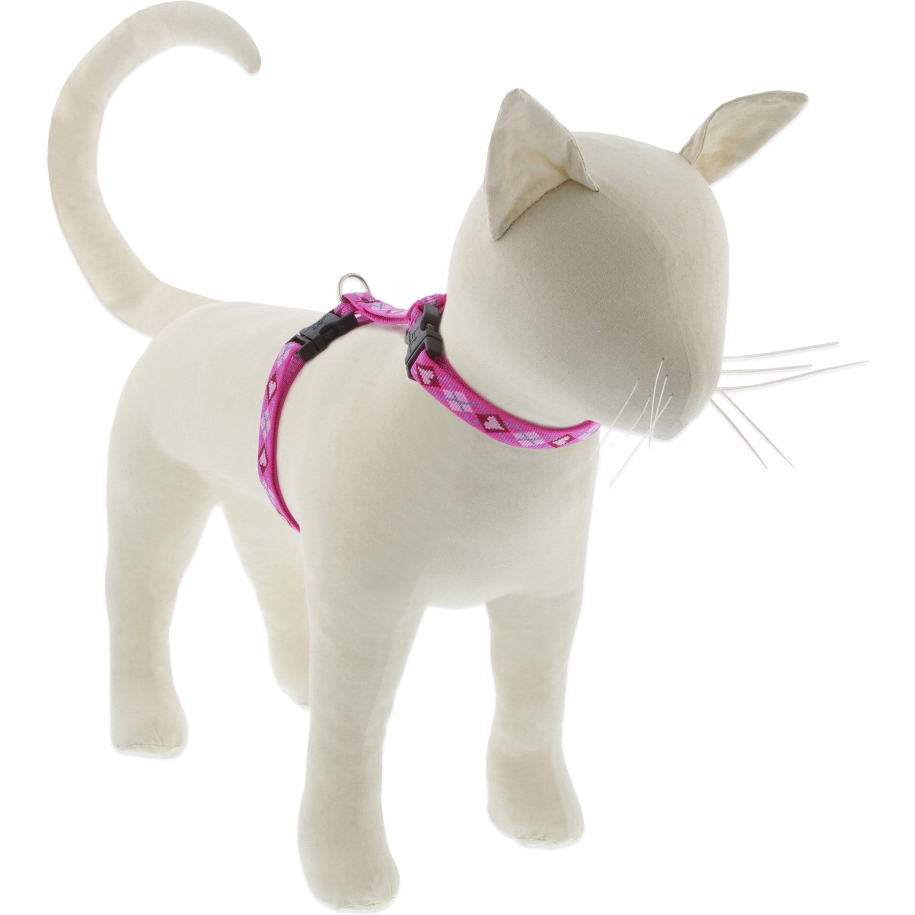 LupinePet Puppy Love H-Style Cat Harness, Large: 12 to 20-in chest