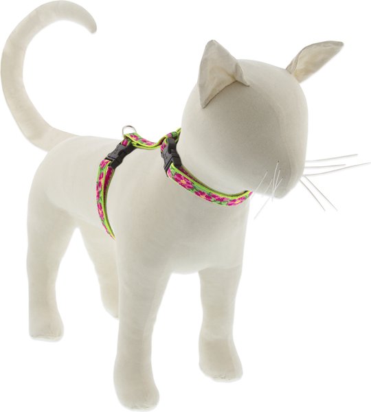 Show full view: LupinePet Petunias H-Style Cat Harness, Small: 9 to 14-in chest slide 1 of 4