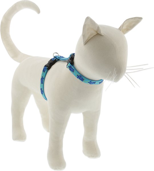 Show full view: LupinePet Turtle Reef H-Style Cat Harness, Large: 12 to 20-in chest slide 1 of 4