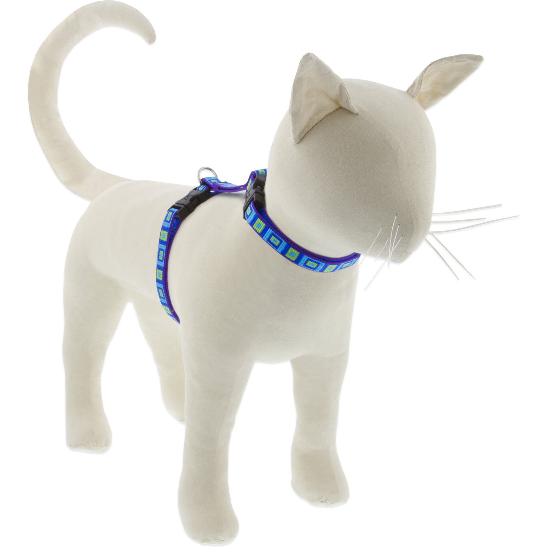 LupinePet Sea Glass H-Style Cat Harness, Small: 9 to 14-in chest