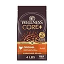 Wellness CORE+ Wholesome Grains Original Recipe High Protein Dry Dog Food, 4-lb bag