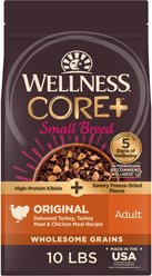 Wellness CORE+ Wholesome Grains Small Breed Original Recipe High Protein Dry Dog Food, 10-lb bag