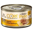 Wellness CORE+ Indoor Grain-Free Chicken & Chicken Liver Pate Wet Cat Food, 3-oz can, case of 12
