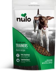 Nulo Duck Recipe Grain-Free Dog Training Treats, 16-oz bag