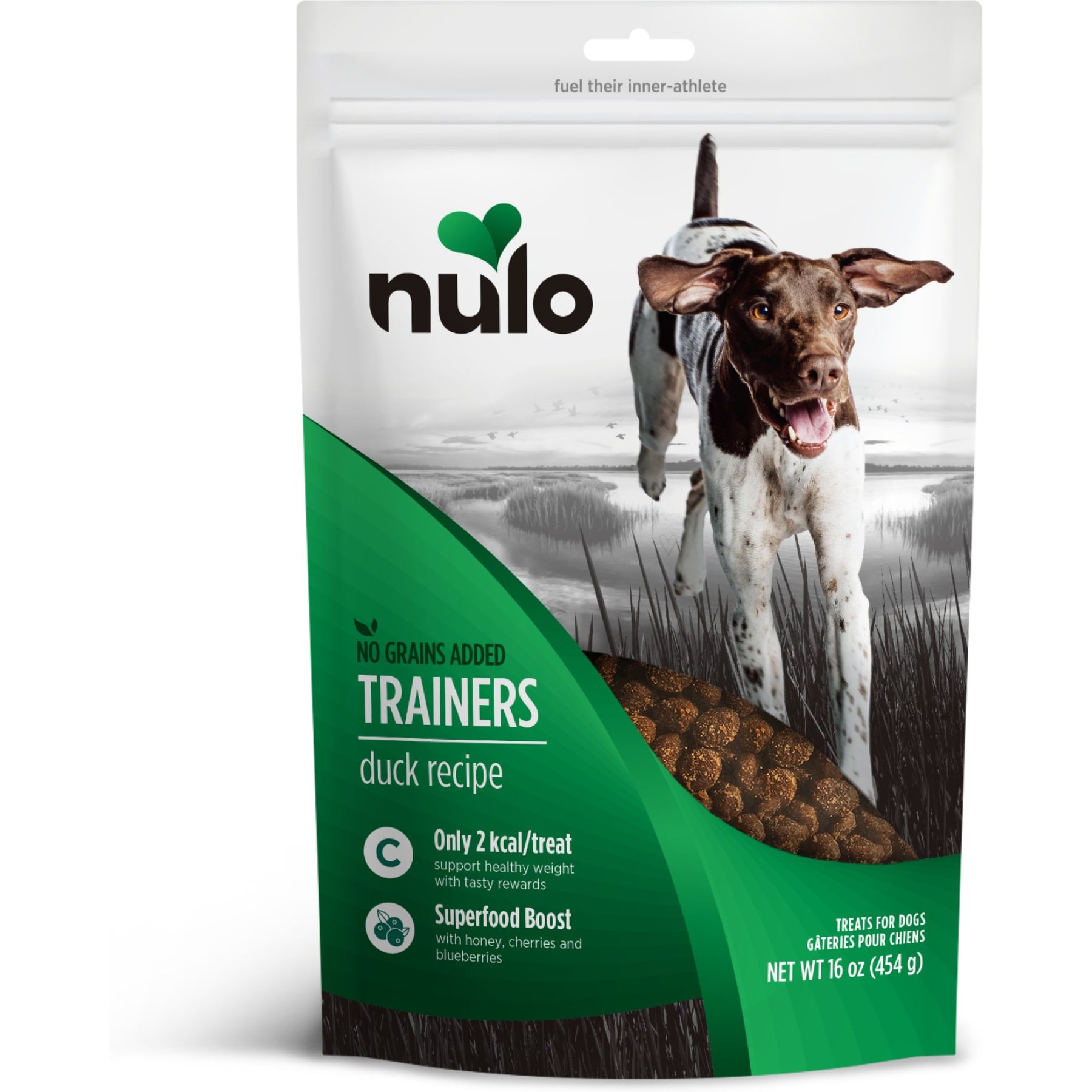 Nulo Duck Recipe Grain-Free Dog Training Treats, 16-oz bag