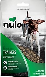 Nulo Duck Recipe Grain-Free Dog Training Treats, 4-oz bag