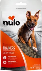 Nulo Turkey Recipe Grain-Free Dog Training Treats, 4-oz bag