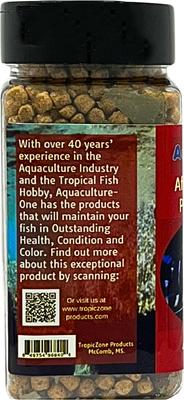 Show full view: Aquaculture-One African Community Performance Diet Medium Fish Food, 4-oz jar slide 3 of 6