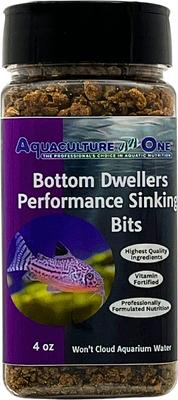 Show full view: Aquaculture-One Bottom Dwellers Performance Sinking Bits Fish Food, 4-oz jar slide 2 of 5