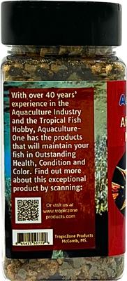 Show full view: Aquaculture-One African Community Medium Sinking Bits Fish Food, 3-oz jar slide 3 of 6